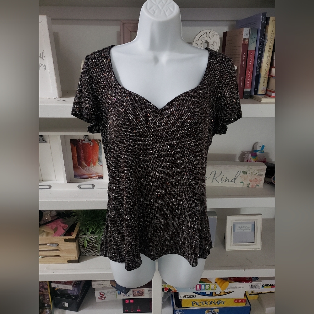 Express Glitter Top